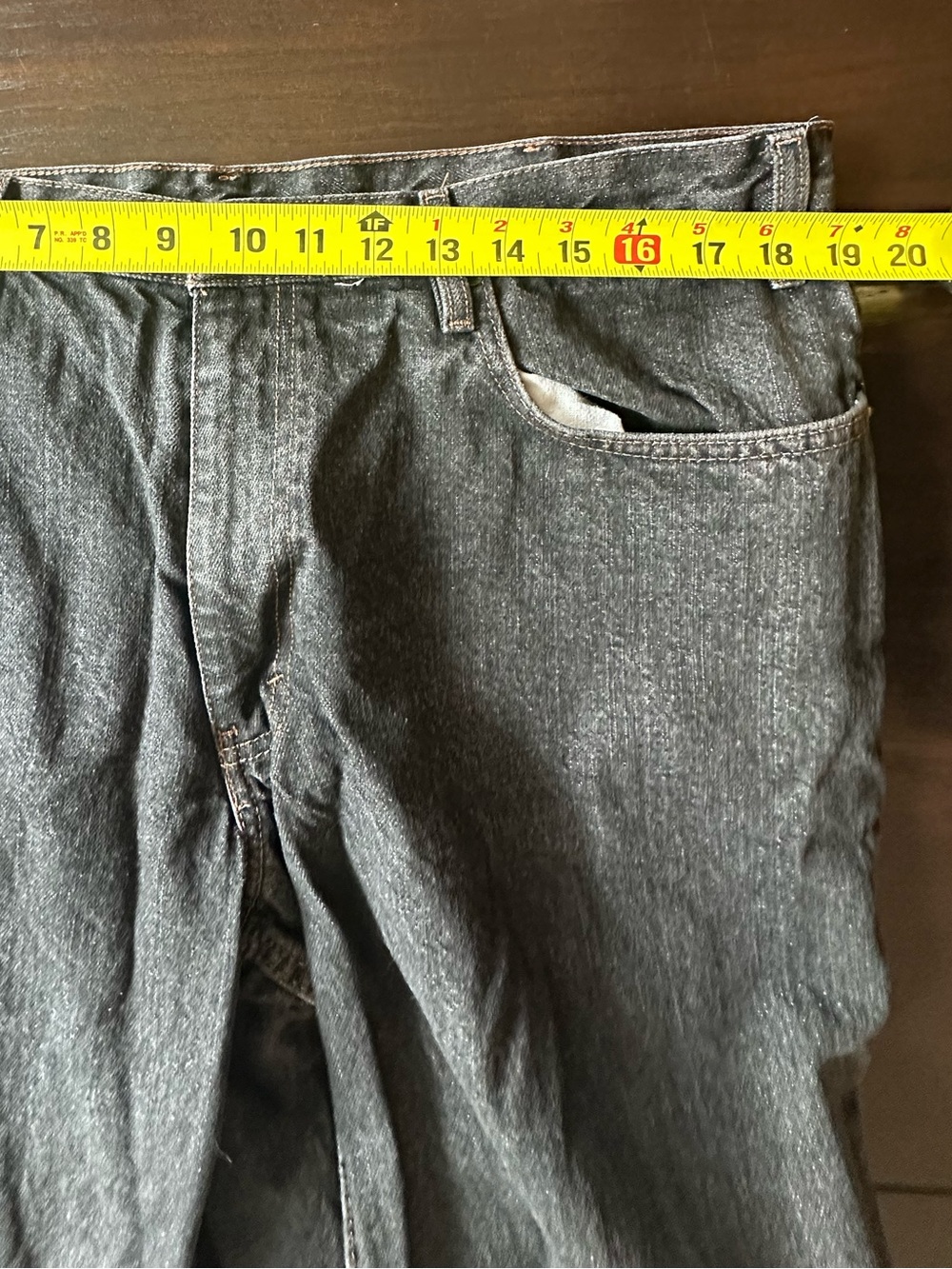 Eddie Bauer Classic Fit Black Denim Jeans 38x30 Straight Leg - Picture 11 of 11